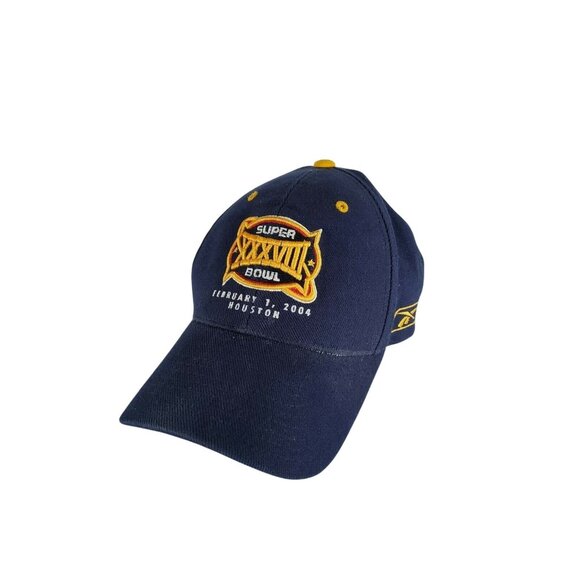 Vintage Reebok Super Bowl XXXVIII Carolina vs New England Hat - Picture 1 of 2